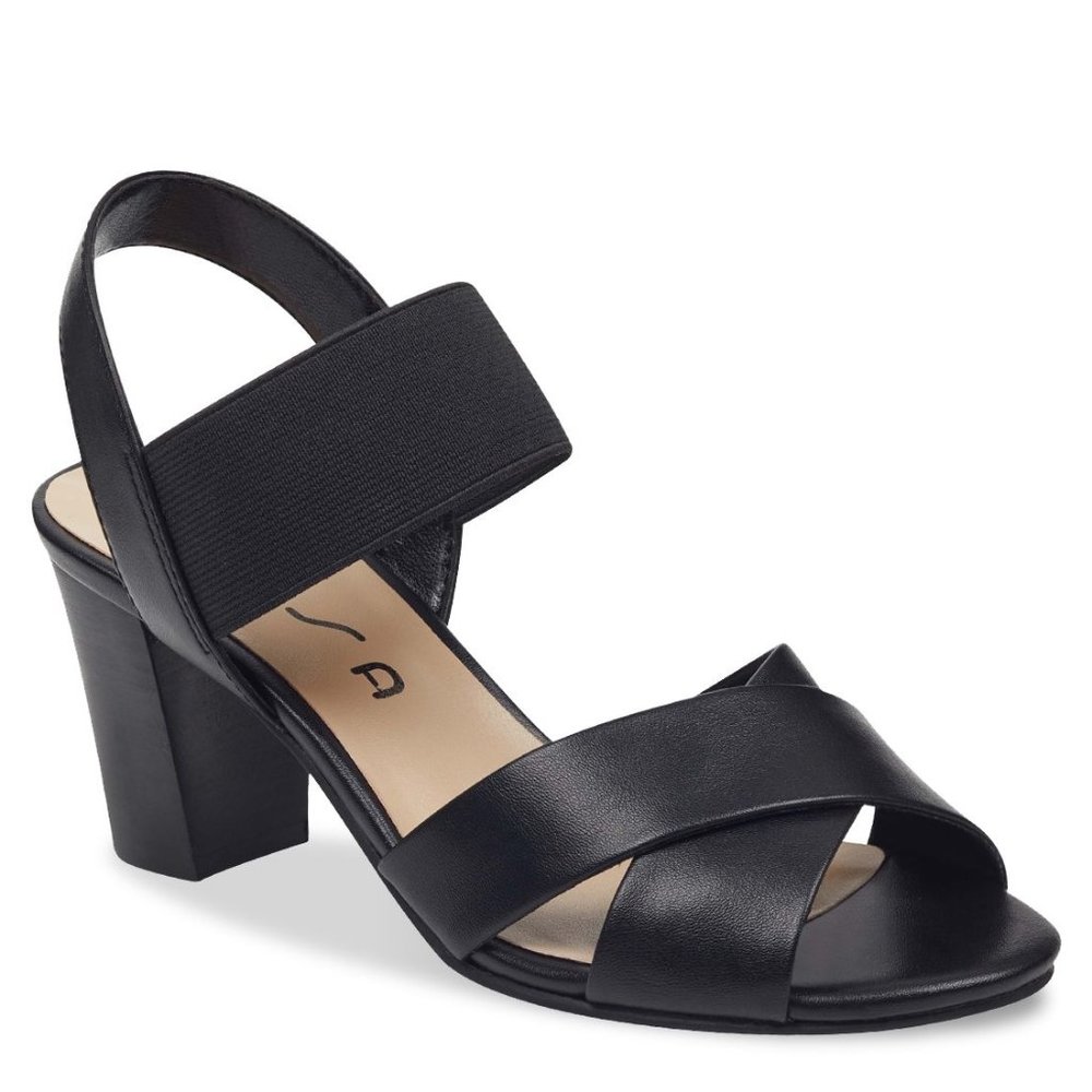 Unisa Parli Strappy Black Heels NEW